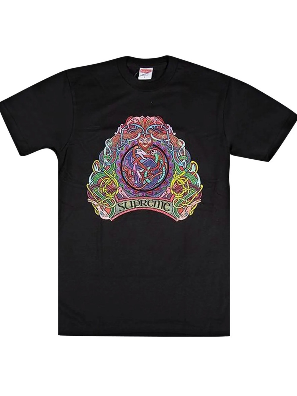 SUPREME knot tee in black SS19